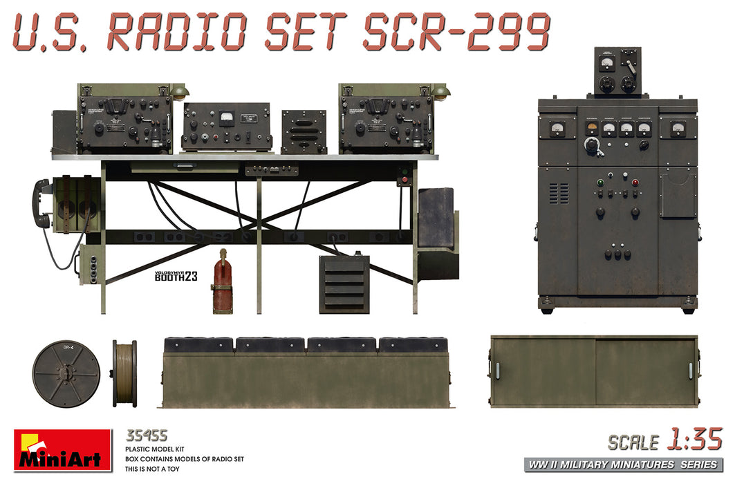 MiniArt 35455 1/35 US Radio Set SCR-229 Model Kit