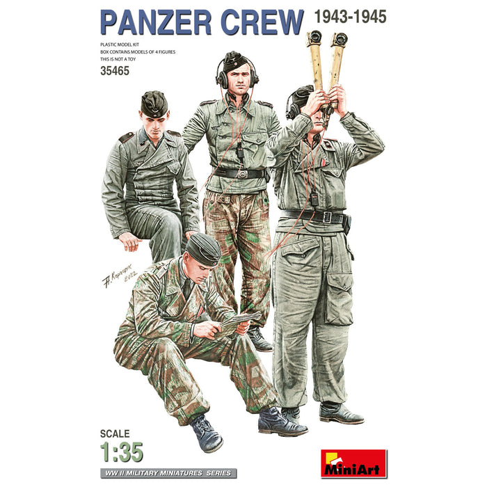 MiniArt 35465 1/35 WWII Panzer Crew 1943-45 Model Kit