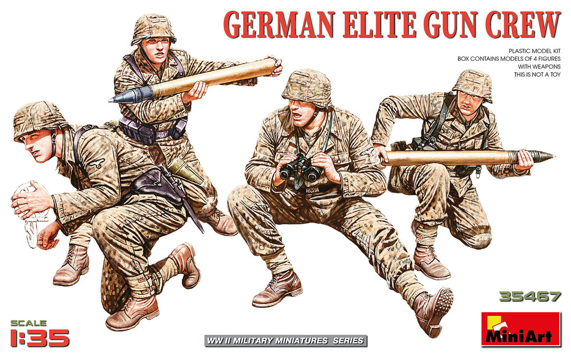 MiniArt 35467 1/35 German Elite Gun Crew Model Kit