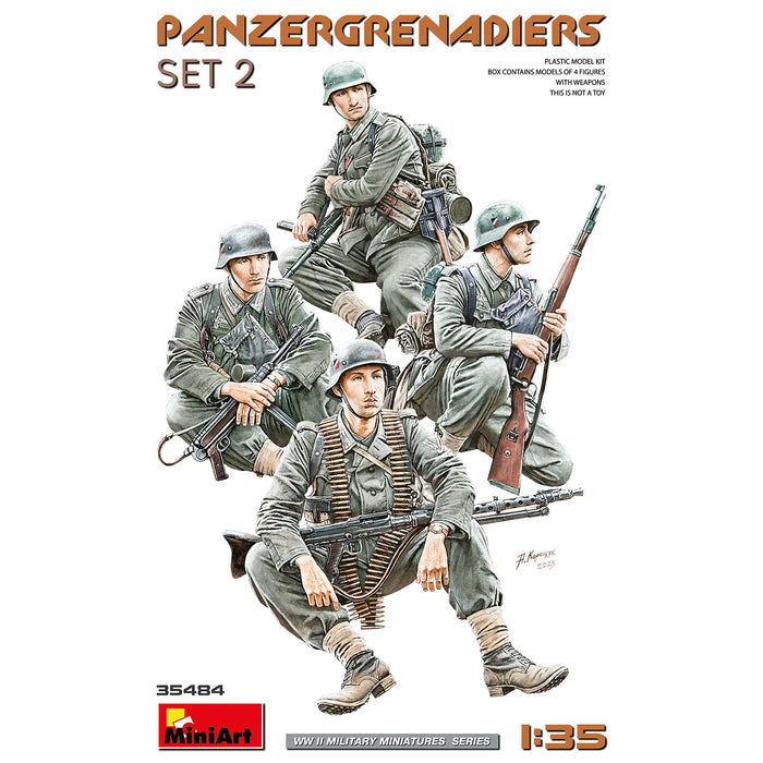 MiniArt 35484 1/35 Panzergrenadiers Figure Set 2 Model Kit