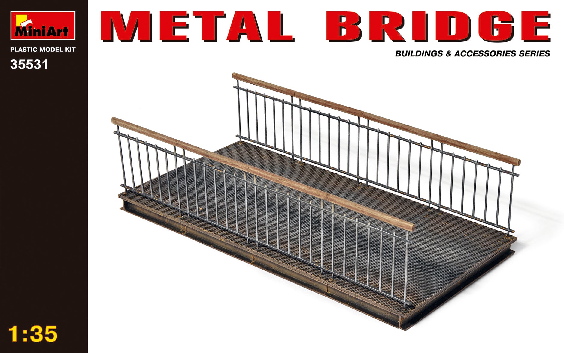 MiniArt 35531 1/35 Metal Bridge Model Kit — White Rose Hobbies