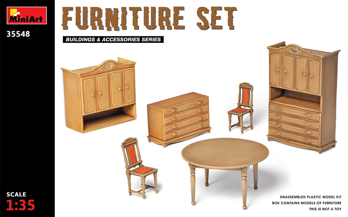 MiniArt 35548 1/35 Furniture Set Model Kit