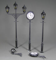 MiniArt 35560 1/35 Street Lamps Clocks Model Kit