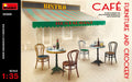 MiniArt 35569 1/35 Café Furniture and Crockery Model Kit