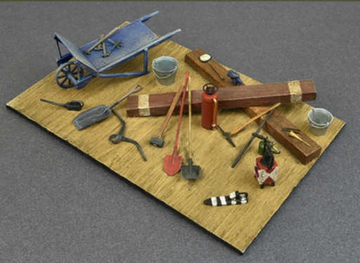 MiniArt 35572 1/35 Railway Tools and Equipment Model Kit
