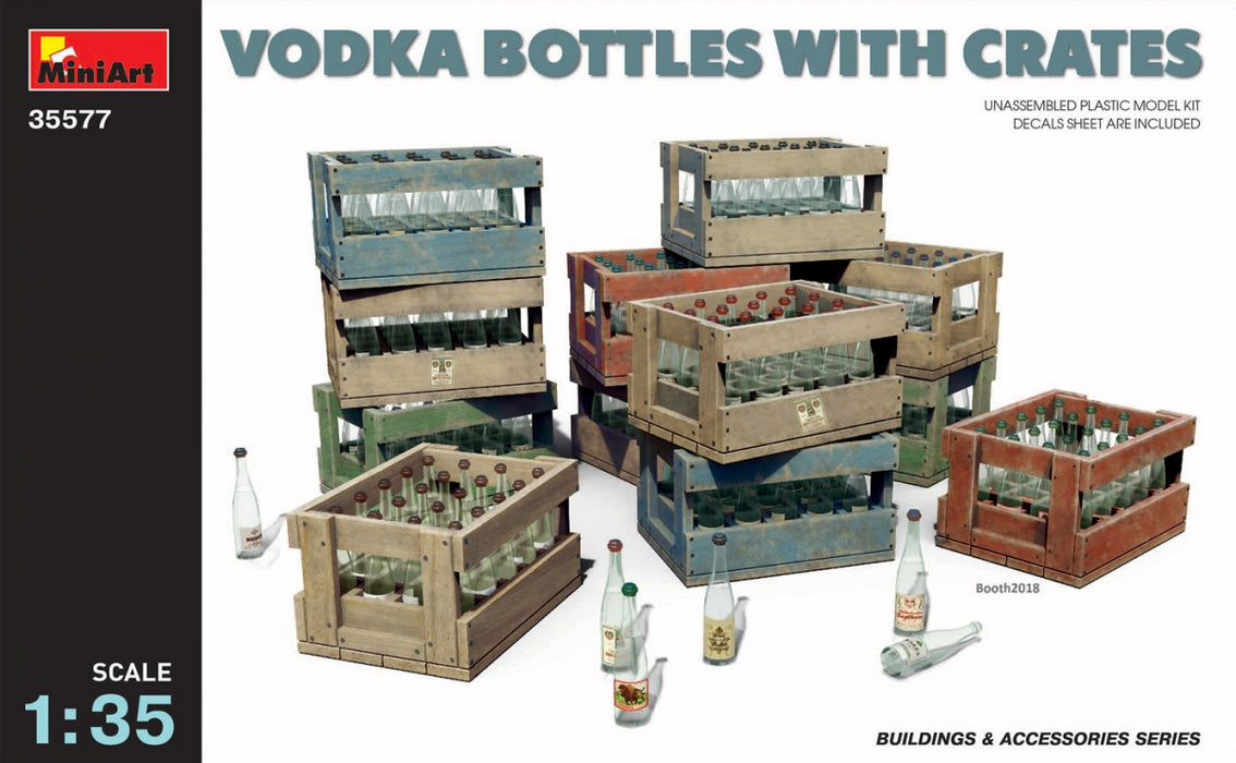 MiniArt 35577 1/35 Vodka and Schnapps Bottles Model Kit