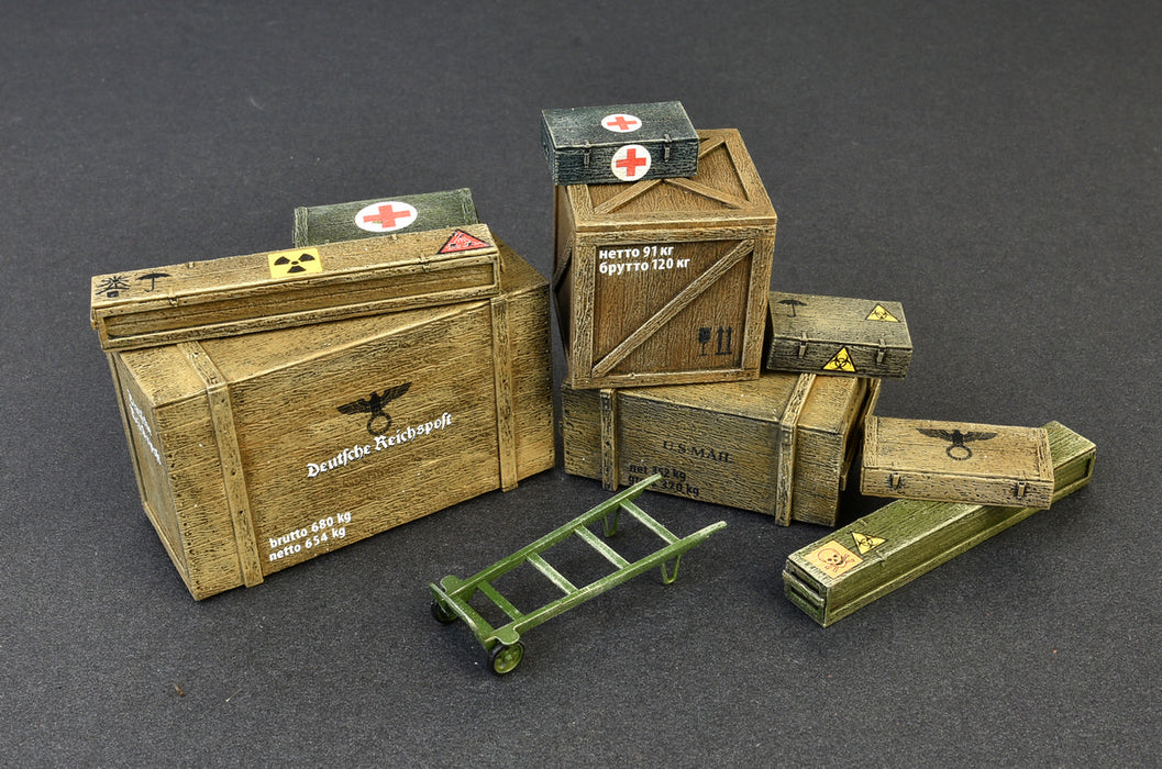 MiniArt 35581 1/35 Wooden Boxes & Crates Model Kit