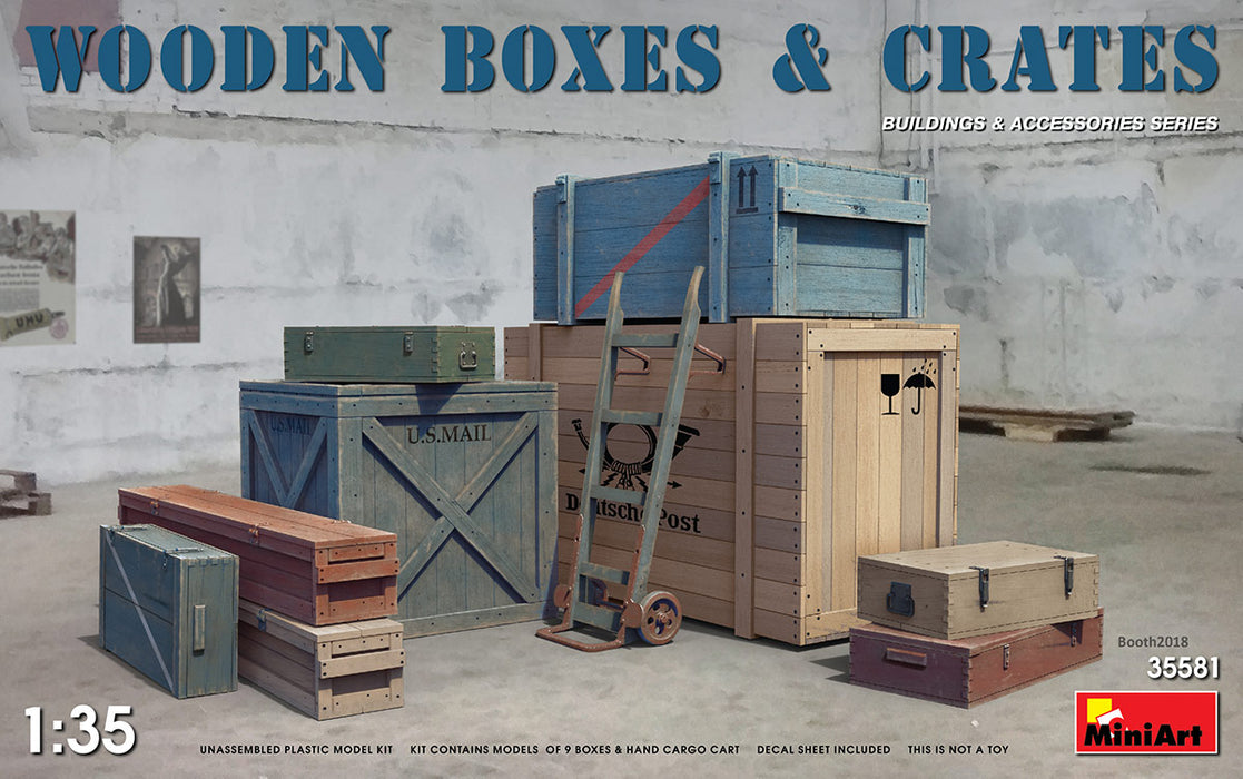 MiniArt 35581 1/35 Wooden Boxes & Crates Model Kit