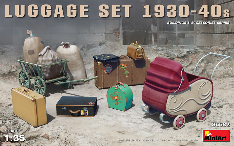 MiniArt 35582 1/35 Luggage Set 1930-40's Model Kit