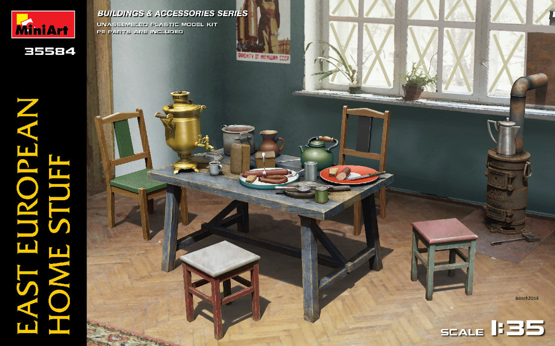 MiniArt 35584 1/35 East European Home Stuff Model Kit