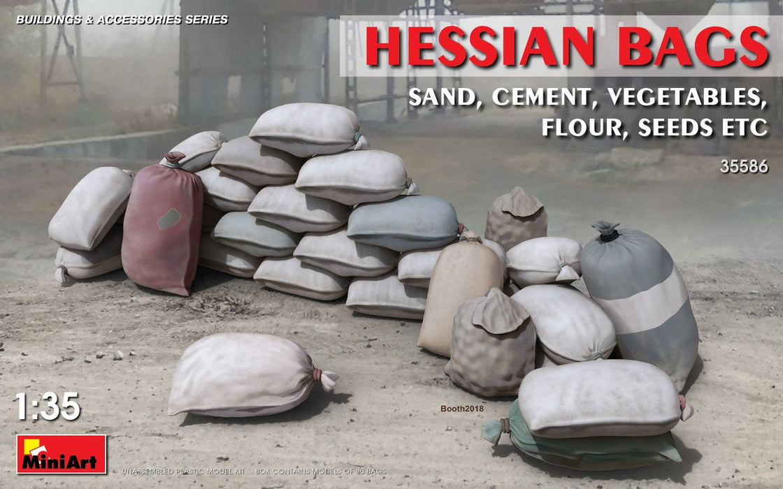 MiniArt 35586 1/35 Hessian Sand Bags Model Kit