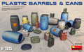 MiniArt 35590 1/35 Plastic Barrels & Cans Model Kit