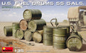 MiniArt 35592 1/35 US Fuel Drums 55 Gals. Model Kit