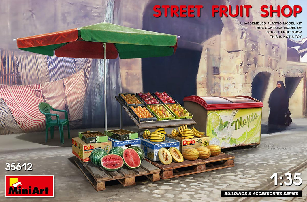 MiniArt 35612 1/35 Street Fruit Shop Model Kit