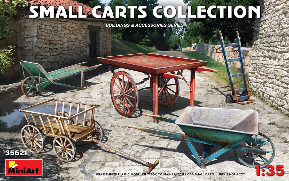 MiniArt 35621 1/35 Small Carts Collection Model Kit