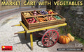 MiniArt 35623 1/35 Market Cart with Vegetables & Crates Model Kit