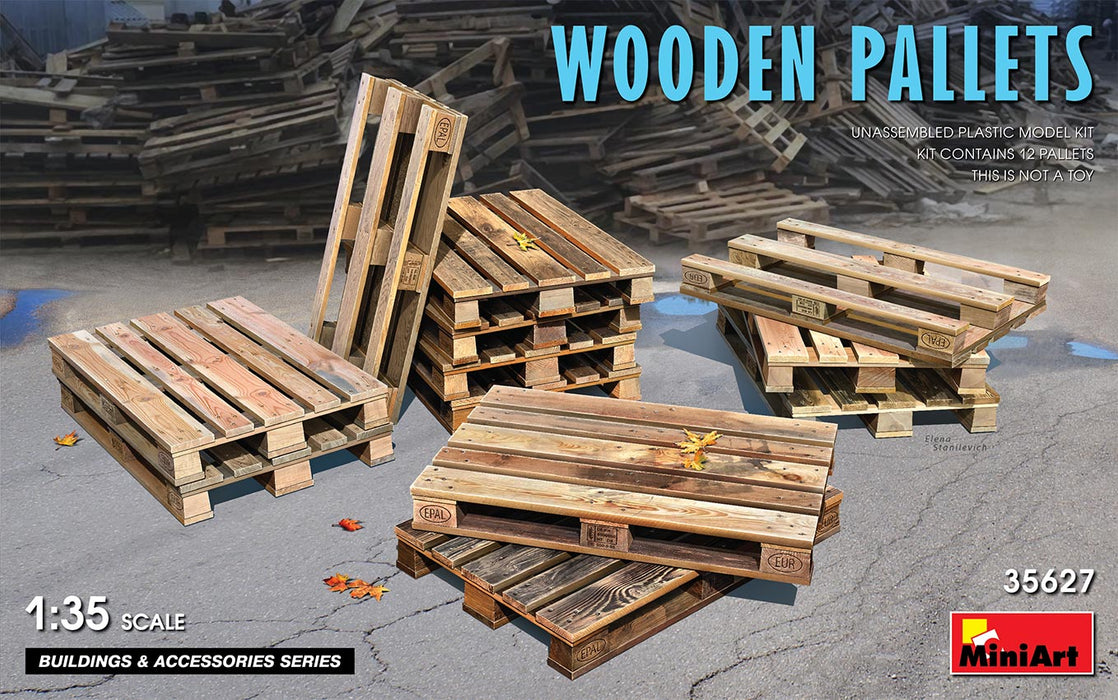 MiniArt 35627 1/35 Wooden Pallets Model Kit