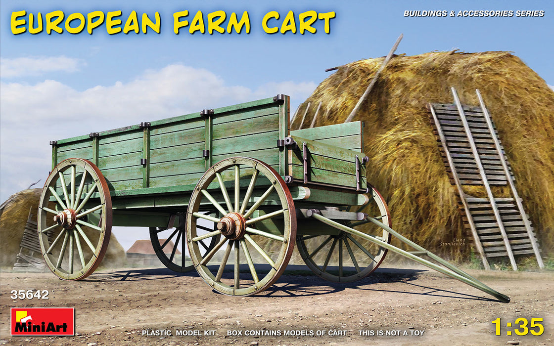 MiniArt 35642 1/35 European Farm Cart Model Kit
