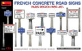 MiniArt 35659 1/35 French Concrete Road Signs Paris Region 1930-40s Model Kit