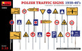 MiniArt 35664 1/35 Polish Traffic Signs 1930-40's Model Kit