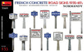 MiniArt 35669 1/35 French Concrete Road Signs 1930-40s Normandy Model Kit