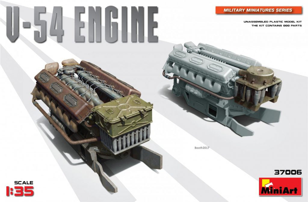 MiniArt 37006 1/35 V-54 Engine Model Kit