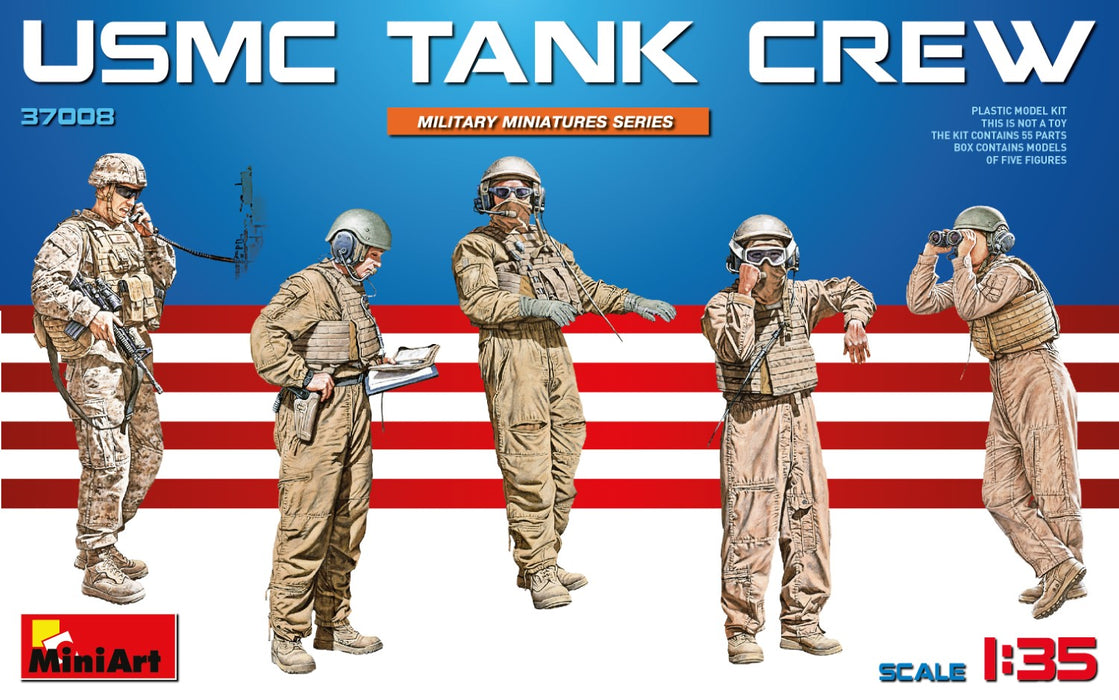 MiniArt 37008 1/35 USMC Tank Crew Model Kit