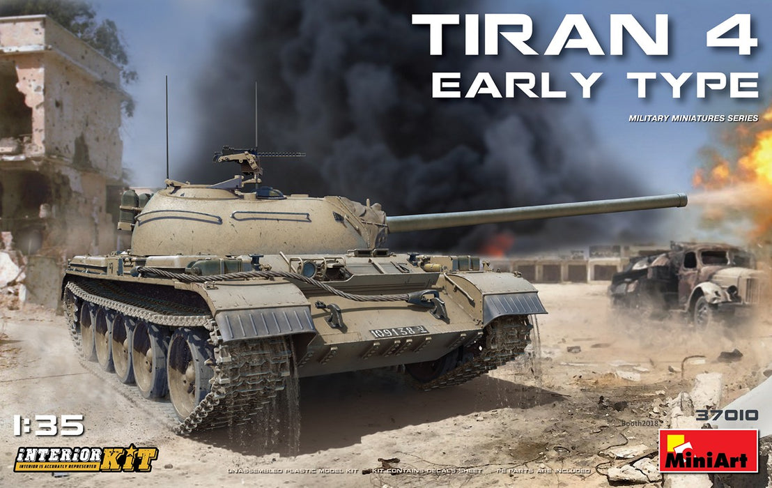 MiniArt 37010 1/35 Tiran 4 Early Type Tank with Interior Model Kit