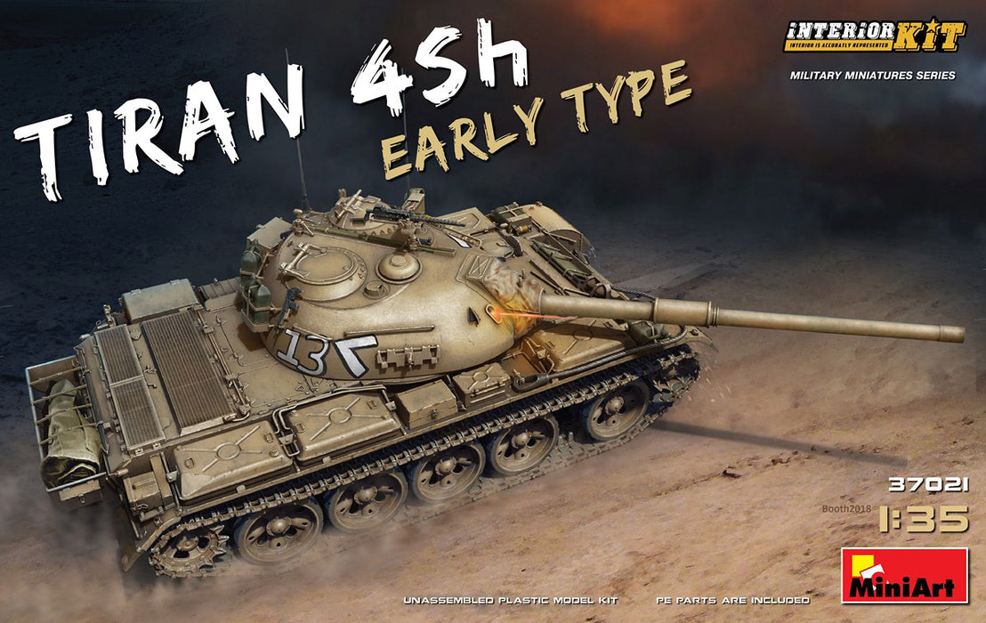 MiniArt 37021 1/35 Tiran 4 Sh Early Type with Interior Model Tank Kit