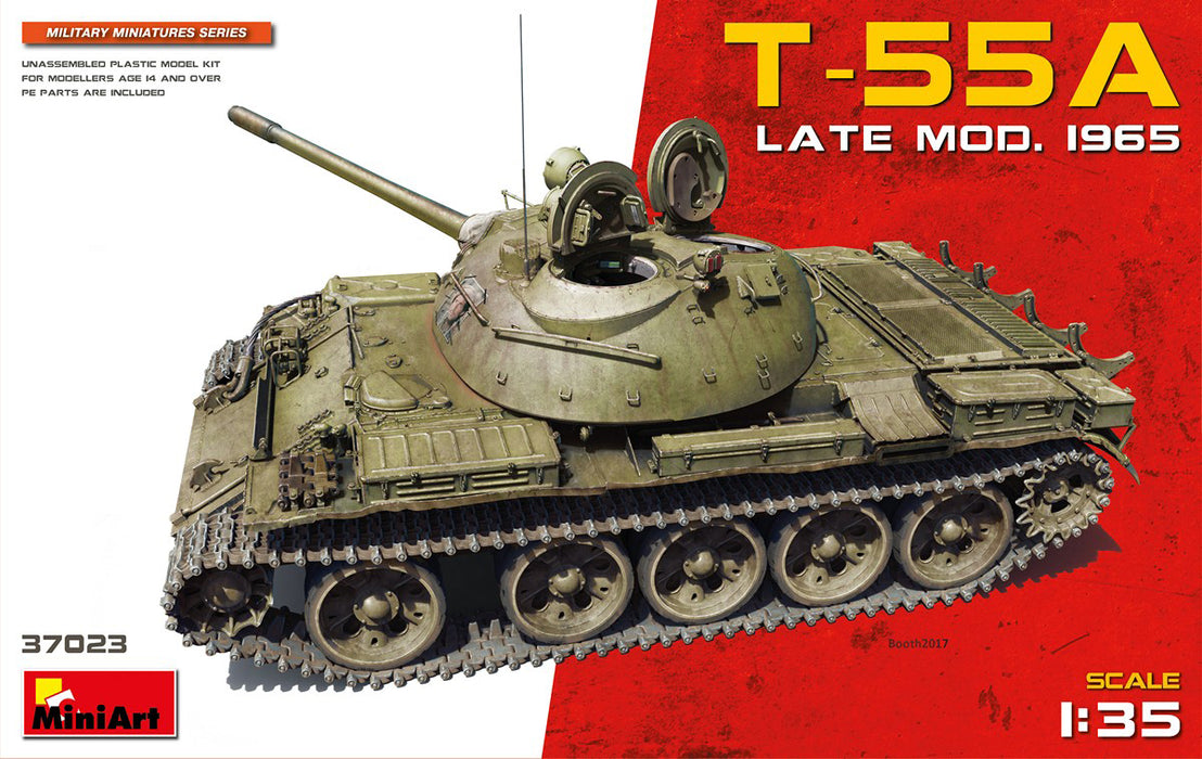 MiniArt 37023 1/35 T55A Late Mod. 1965 Tank Model Kit