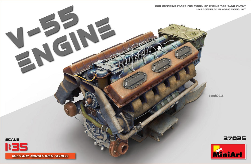MiniArt 37025 1/35 V-55 Engine Model Kit