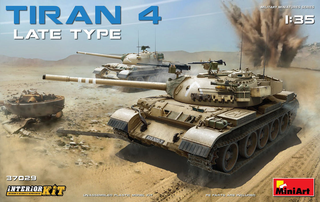 MiniArt 37029 1/35 Tiran 4 Late Type Tank with Interior Model Kit