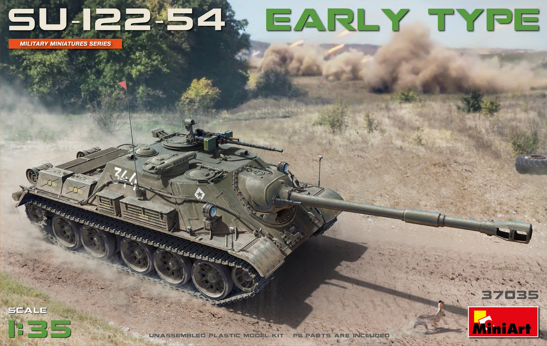 MiniArt 37035 1/35 Soviet SU-122-54 Early Type Model Tank Kit