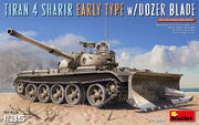 MiniArt 37044 1/35 Tiran 4 Sharir Early Type with Dozer Blade Model Tank Kit