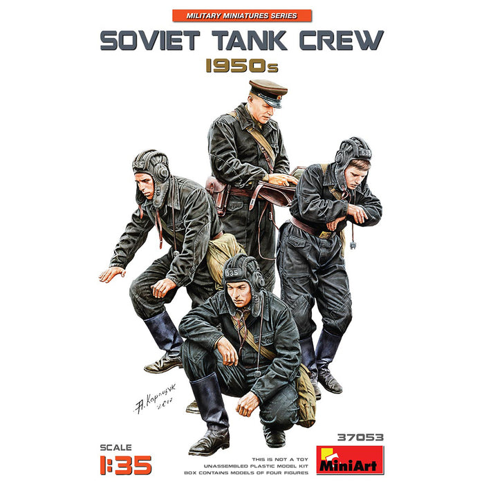 MiniArt 37053 1/35 Soviet Tank Crew 1950's Model Kit