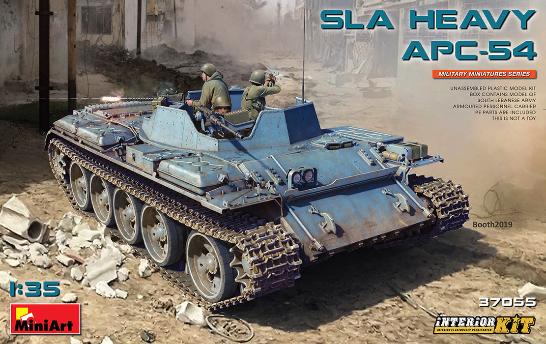MiniArt 37055 1/35 SLA Heavy APC-54 with Interior Kit Model Kit