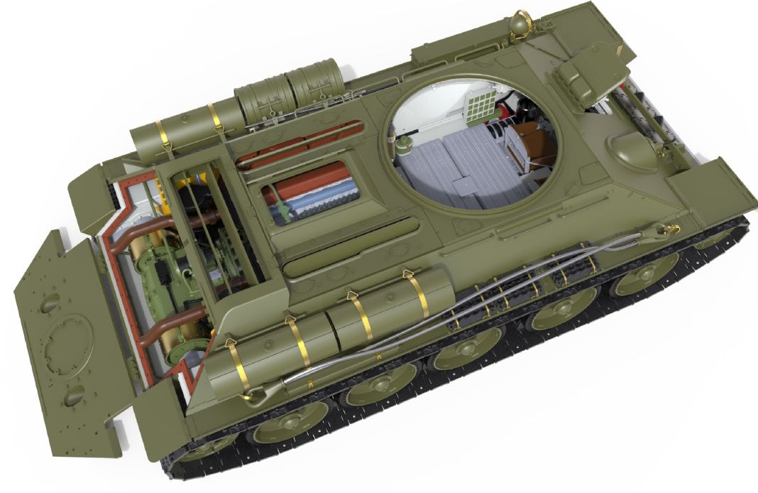 MiniArt 37069 1/35 T-34/85 Czechoslovak Prod. Early Type with Interior Model Kit