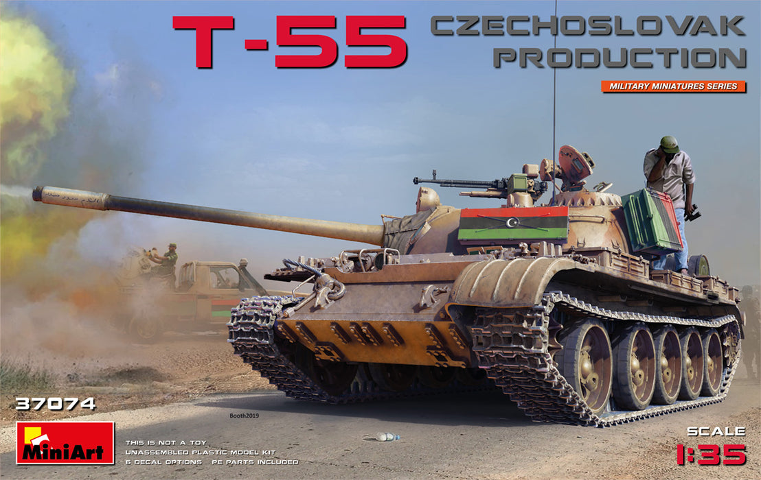 MiniArt 37074 1/35 Czechoslovak Medium Tank T-55 Czechoslovak Production Model Kit