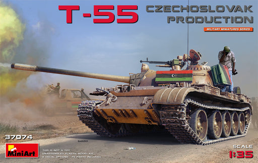 MiniArt 37074 1/35 Czechoslovak Medium Tank T-55 Czechoslovak Production Model Kit