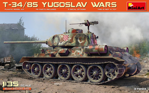 MiniArt 37093 1/35 T-34/85 Yugoslav Wars Model Kit