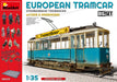 MiniArt 38009 1/35 European Tramcar Straßenbahn-Triebwagen 641 with Crew and Passengers Model Kit