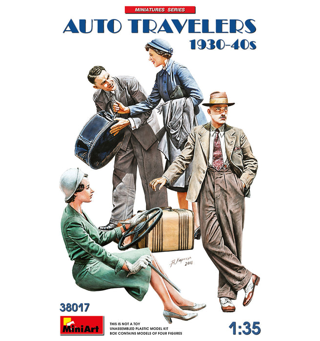 MiniArt 38017 1/35 1930-1940's Auto Travelers Model Kit