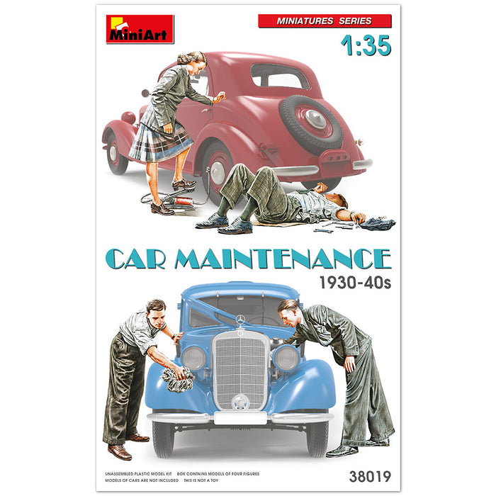 MiniArt 38019 1/35 1930-1940's Car Maintenance Model Kit