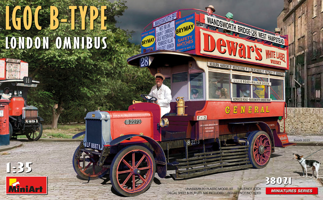MiniArt 38021 1/35 LGOC B-Type London Omnibus Model Kit