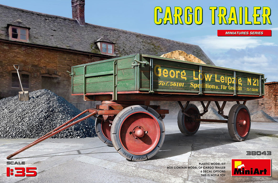 MiniArt 38043 1/35 German Cargo Trailer Model Kit