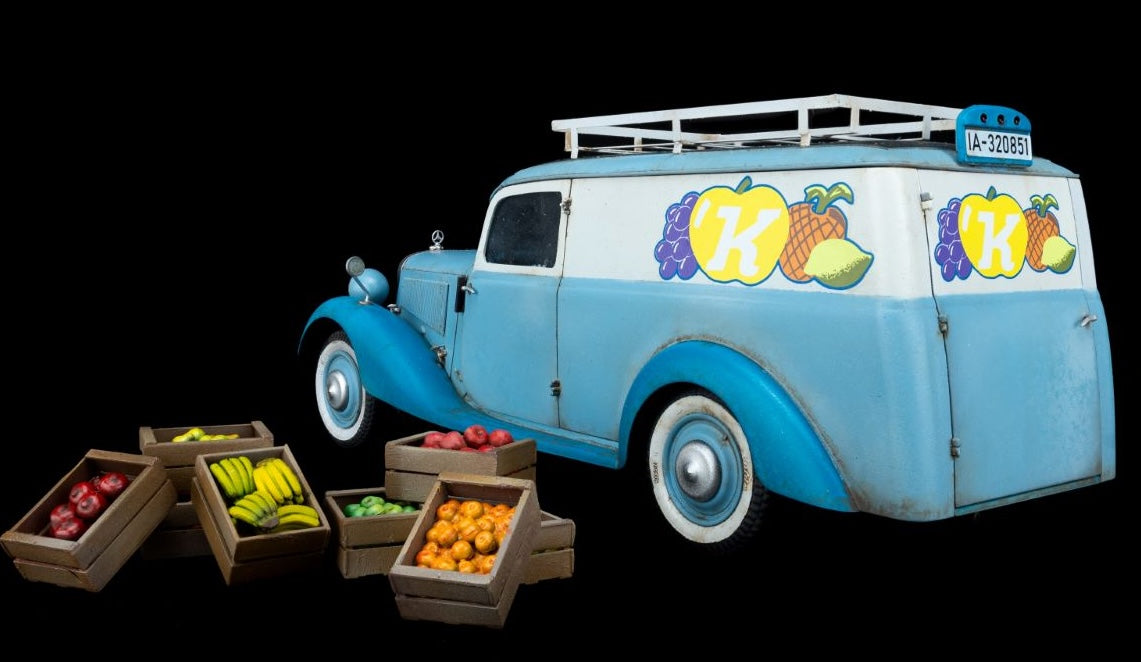 MiniArt 38044 1/35 Fruit Delivery Van Typ 170V Lieferwagen Model Kit