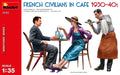 MiniArt 38062 1/35 French Civilians in Cafe with Waiter Model Kit