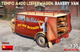 MiniArt 38066 1/35 Tempo A400 Lieferwagen Bakery Van Model Kit