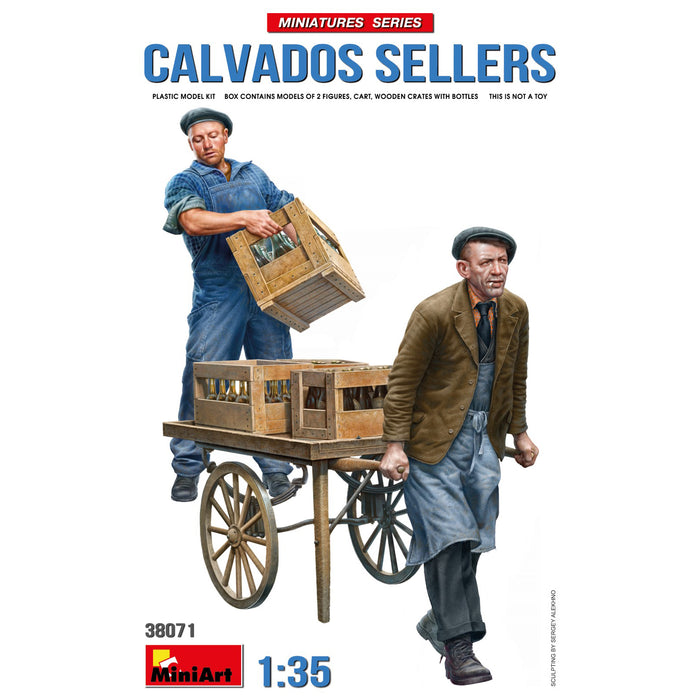 MiniArt 38071 1/35 Calvados Brandy Sellers with Crates Model Kit