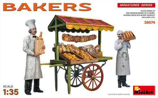 MiniArt 38074 1/35 Bakers with Cart Model Kit